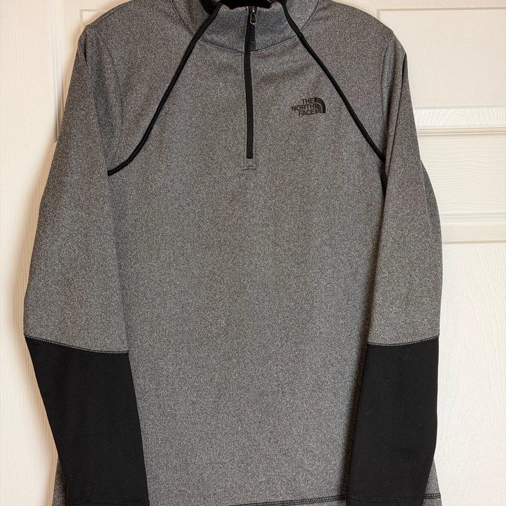 The North Face Two-Tone Gray and Black pullover